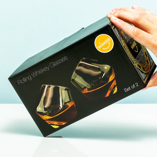 Winkee Rollende Whiskeyglazen (set Van 2)