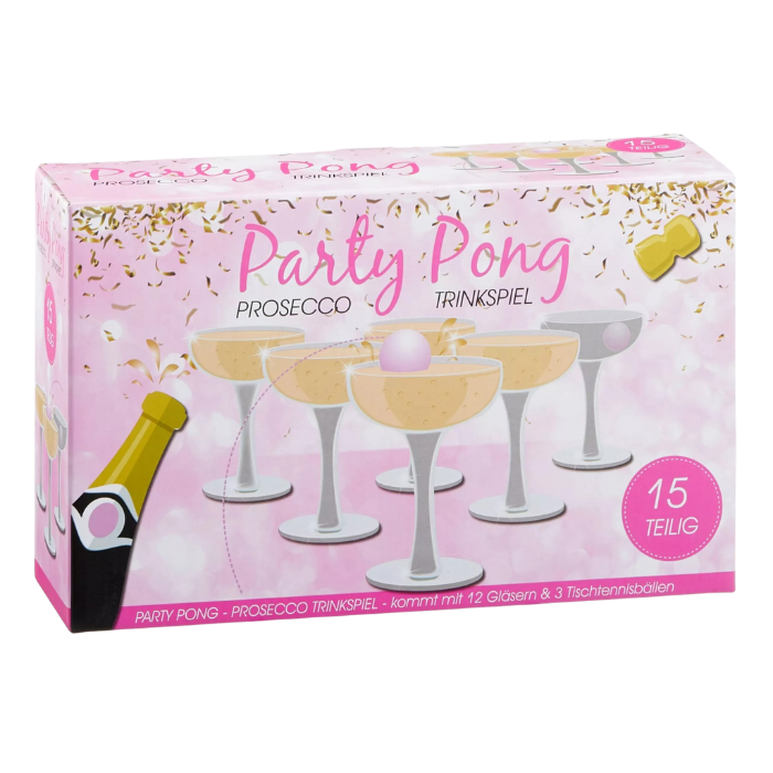 Party Prosecco Pong - Drankspel