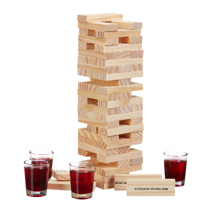Drunken Tower Jenga Drankspel