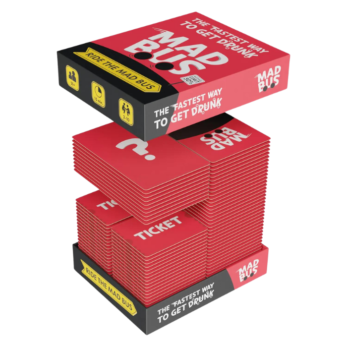 MadBus - Fun Party Drinking Card Game