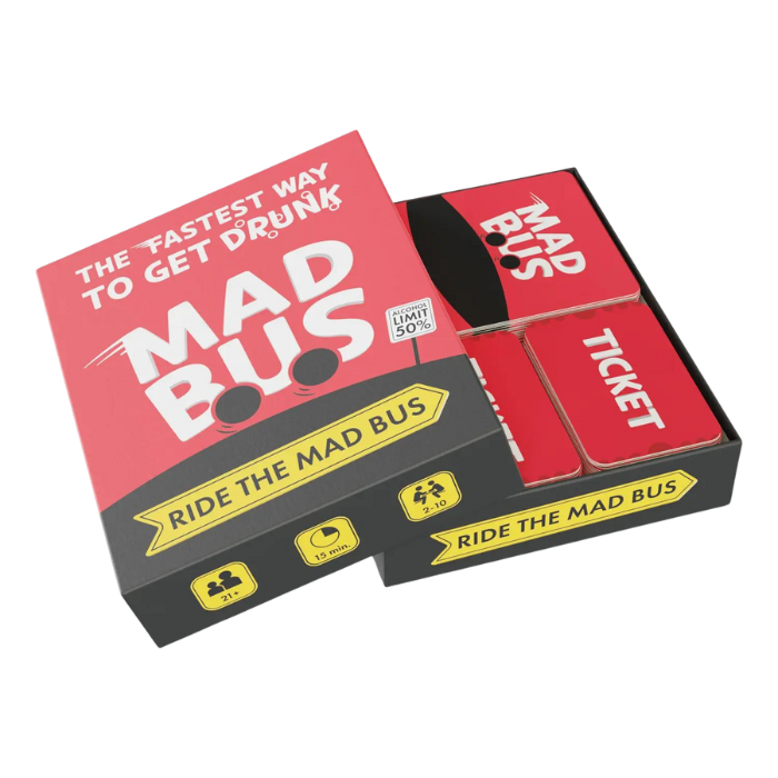 MadBus - Fun Party Drinking Card Game