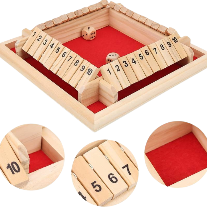 Shut the Box 4 personen - Drankspel