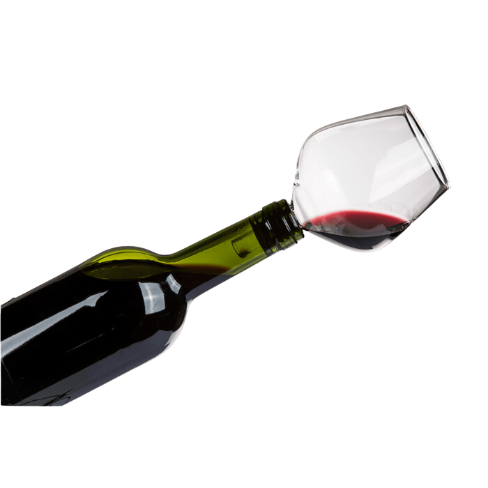 Wijnglas voor op fles