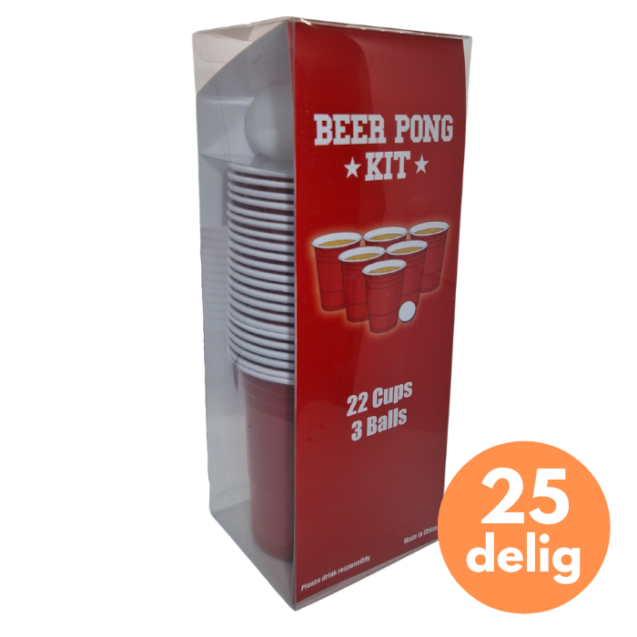 Beerpong Set (25 delig) Giftset
