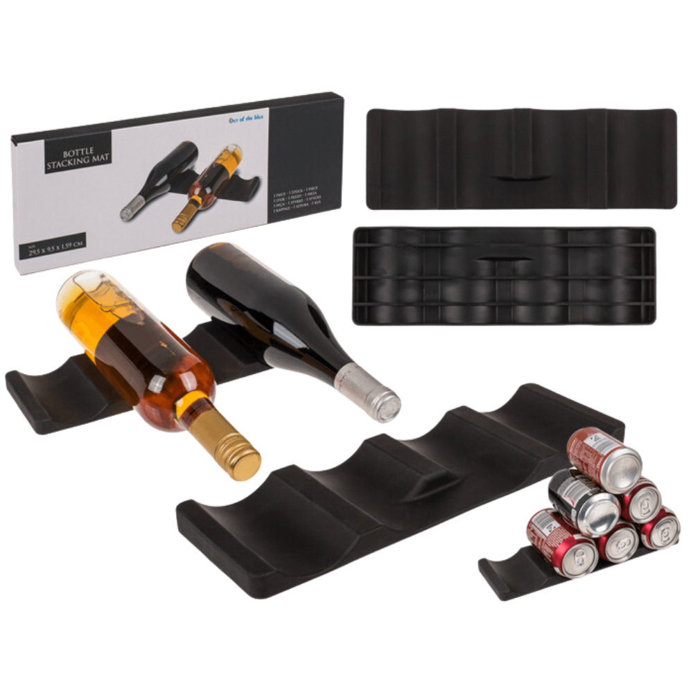 Koelkast organiser, fles stapel mat