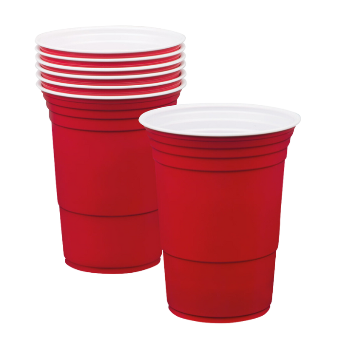American Red Cups: 50 stuks (475ml.)