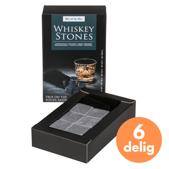 Whiskey Stenen - Set van 6