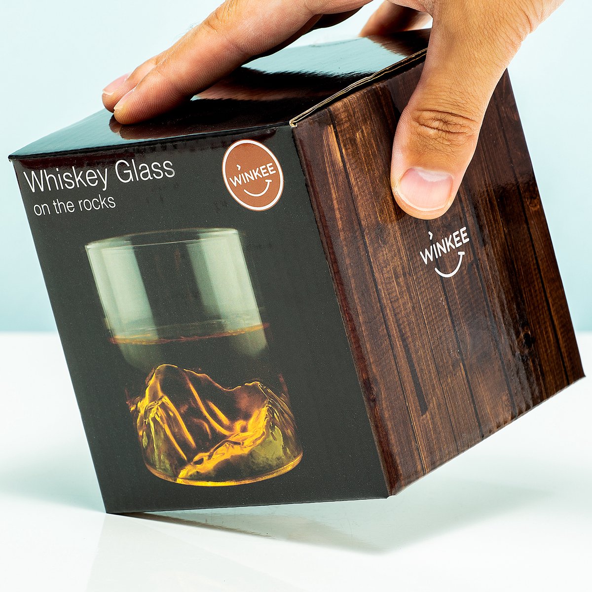 Winkee Whiskey Glas On The Rocks