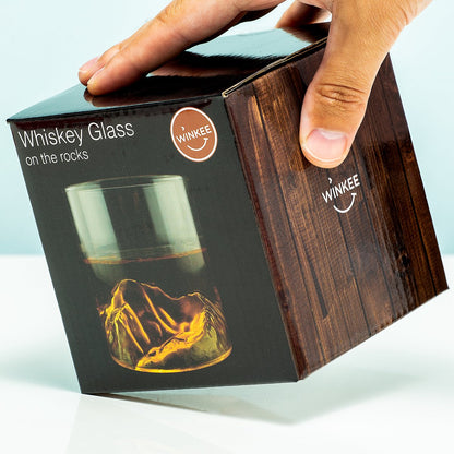 Winkee Whiskey Glas On The Rocks