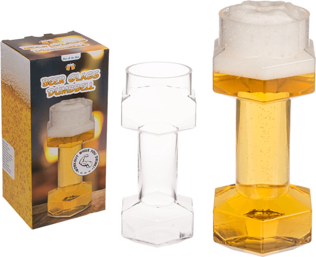 Dumbbell bierglas
