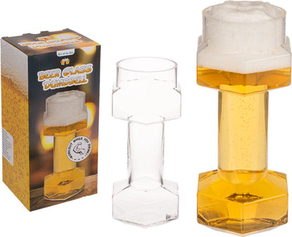 Dumbbell bierglas