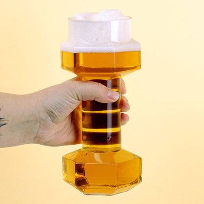 Dumbbell bierglas