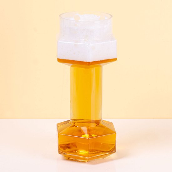 Dumbbell bierglas