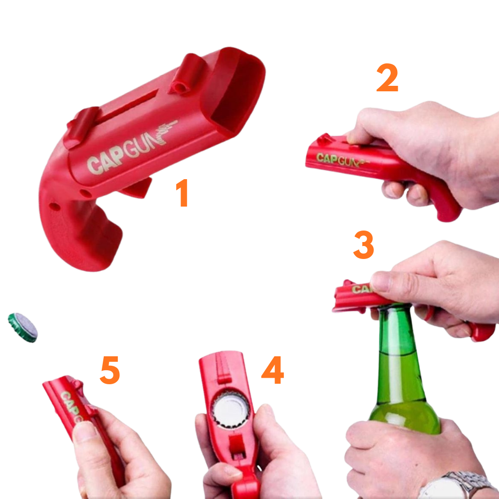 Capgun, bierdopjesschieter