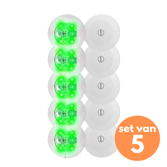 Led Sticker Groen (set van 5) - Heineken, Tanqueray, Jägermeister