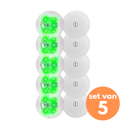 Led Sticker Groen (set van 5) - Heineken, Tanqueray, Jägermeister