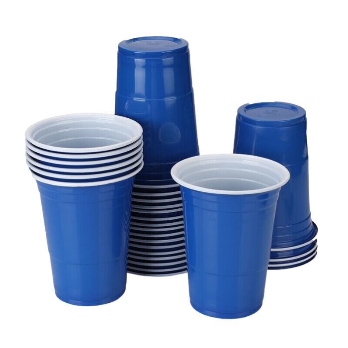 blue cups set