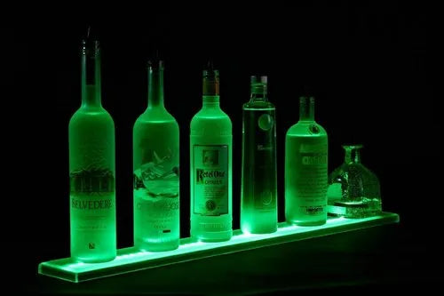 Led Sticker Groen (set van 5) - Heineken, Tanqueray, Jägermeister