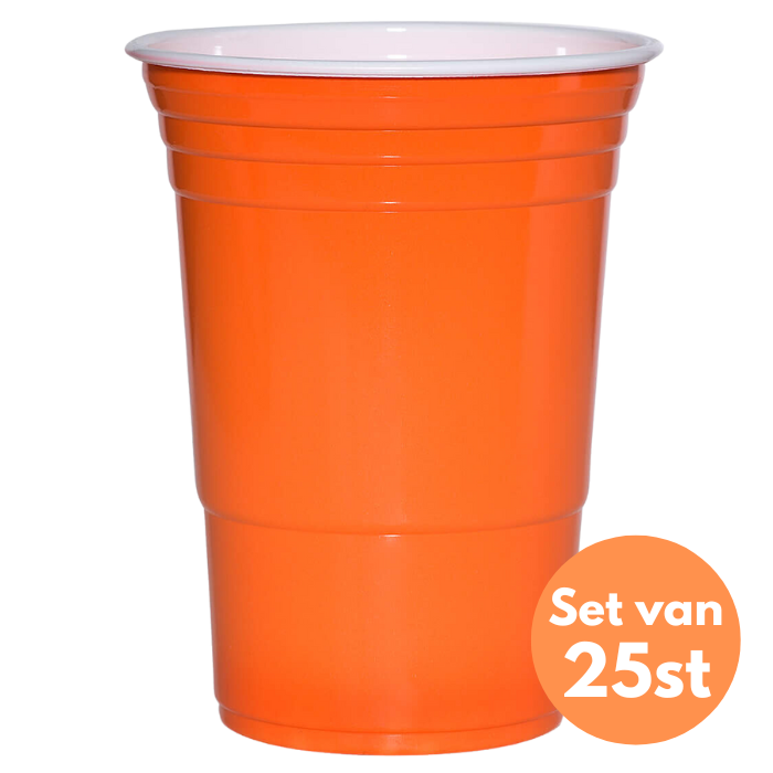 orange cup