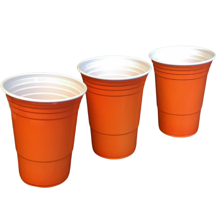 orange cups set